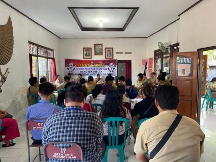 Rapat Acara Persiapan Kegiatan Memeriahkan HUT Republik Indonesia ke-78